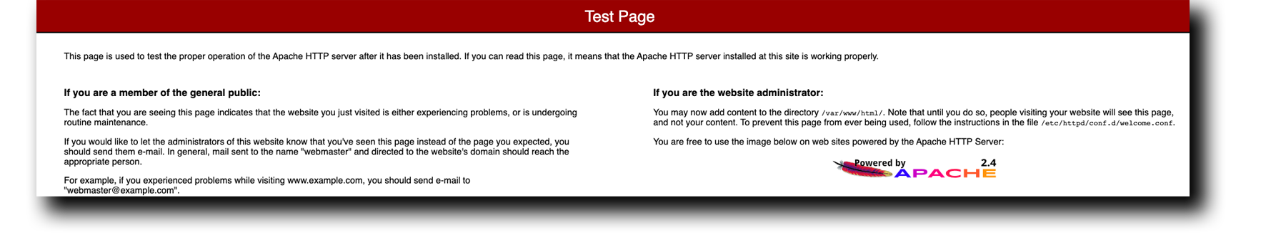 AWS Website Test Page