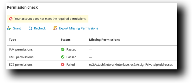 Veeam Restore Account IAM Failed